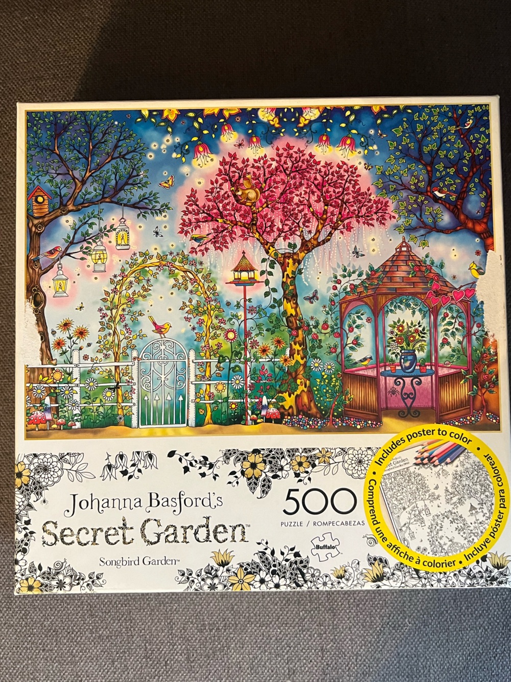 Secret Garden Songbird Garden 500-Piece Puzzle